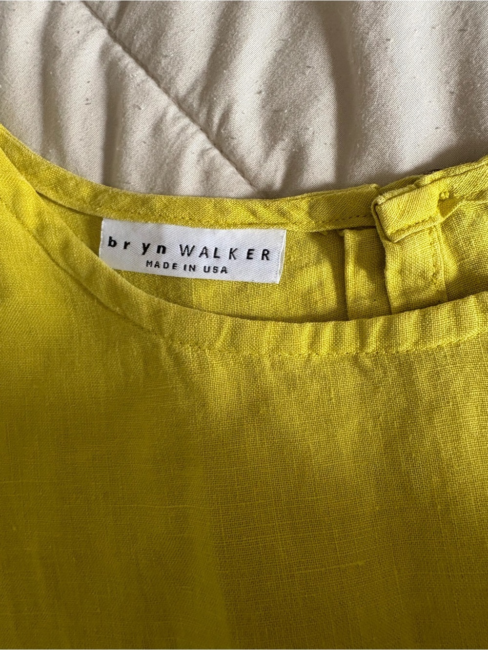 Bryn Walker linen sleeveless tunic size small oversized side slit - Picture 8 of 13